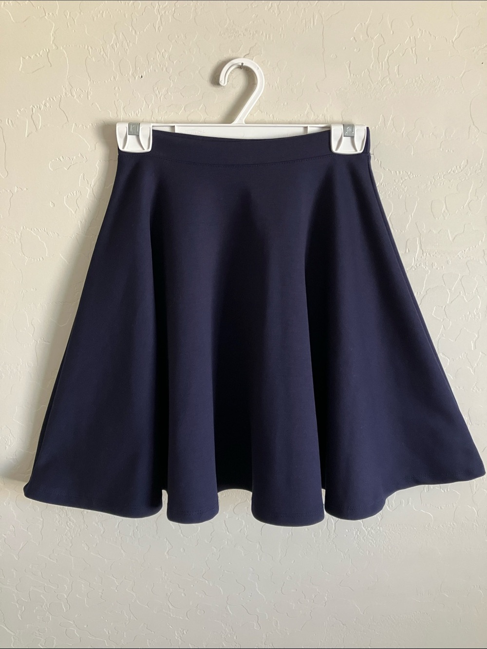 Skate Skirt Small Blue Mini Full A Line Short Skater Stretch Pull On NEW